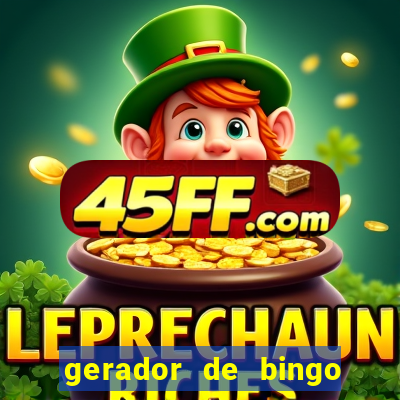 gerador de bingo cha de bebe